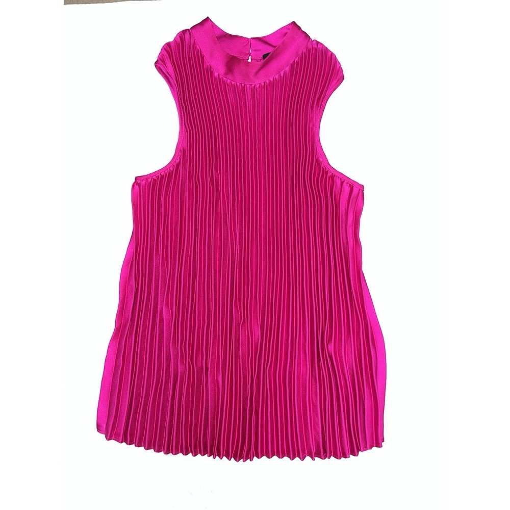 DKNY Pink Blouse Sleeveless Halter Size Small Women's Summer